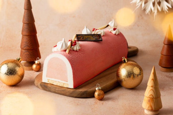 Buche Vanille / Fraise